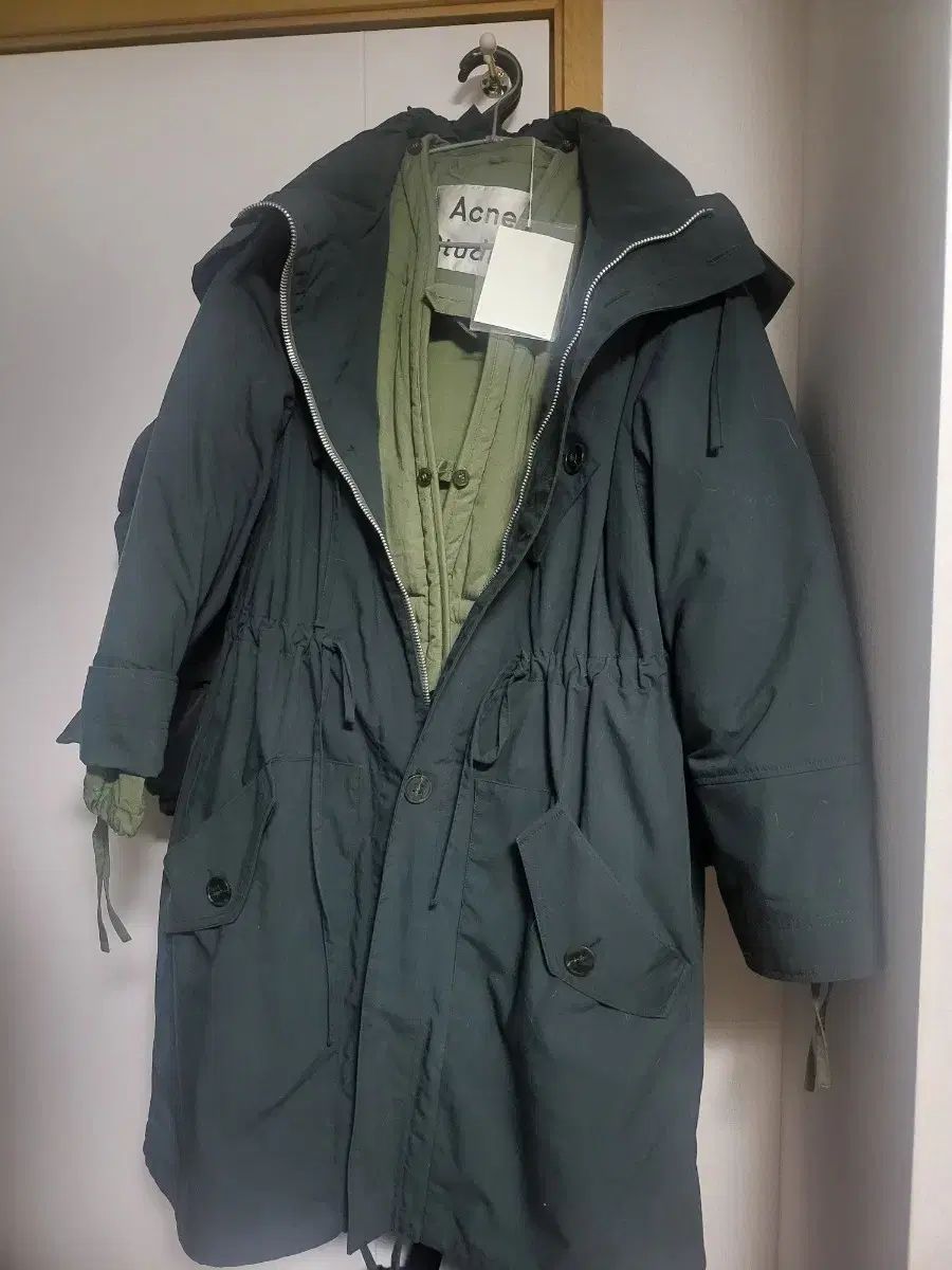 Acne Studios アクネストゥディオズ ダーク グリーン マウンテンパーカー アウター