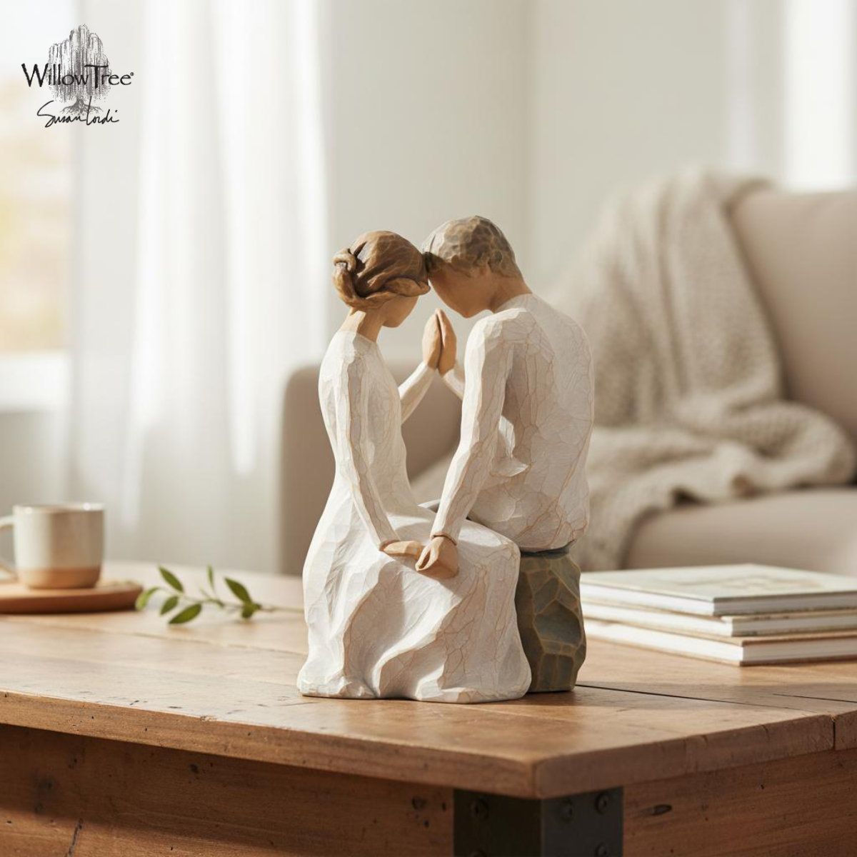 ウィローツリー彫像 Around You - あなたのそばで 17cm 2人組 カップル