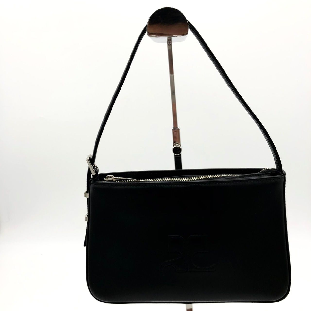 ◆正規品courregesクレージュ　ロゴハンドバック　アクセサリーポーチ courreges✨クレージュ アクセサリーポーチ ハンドバッグ ロゴ