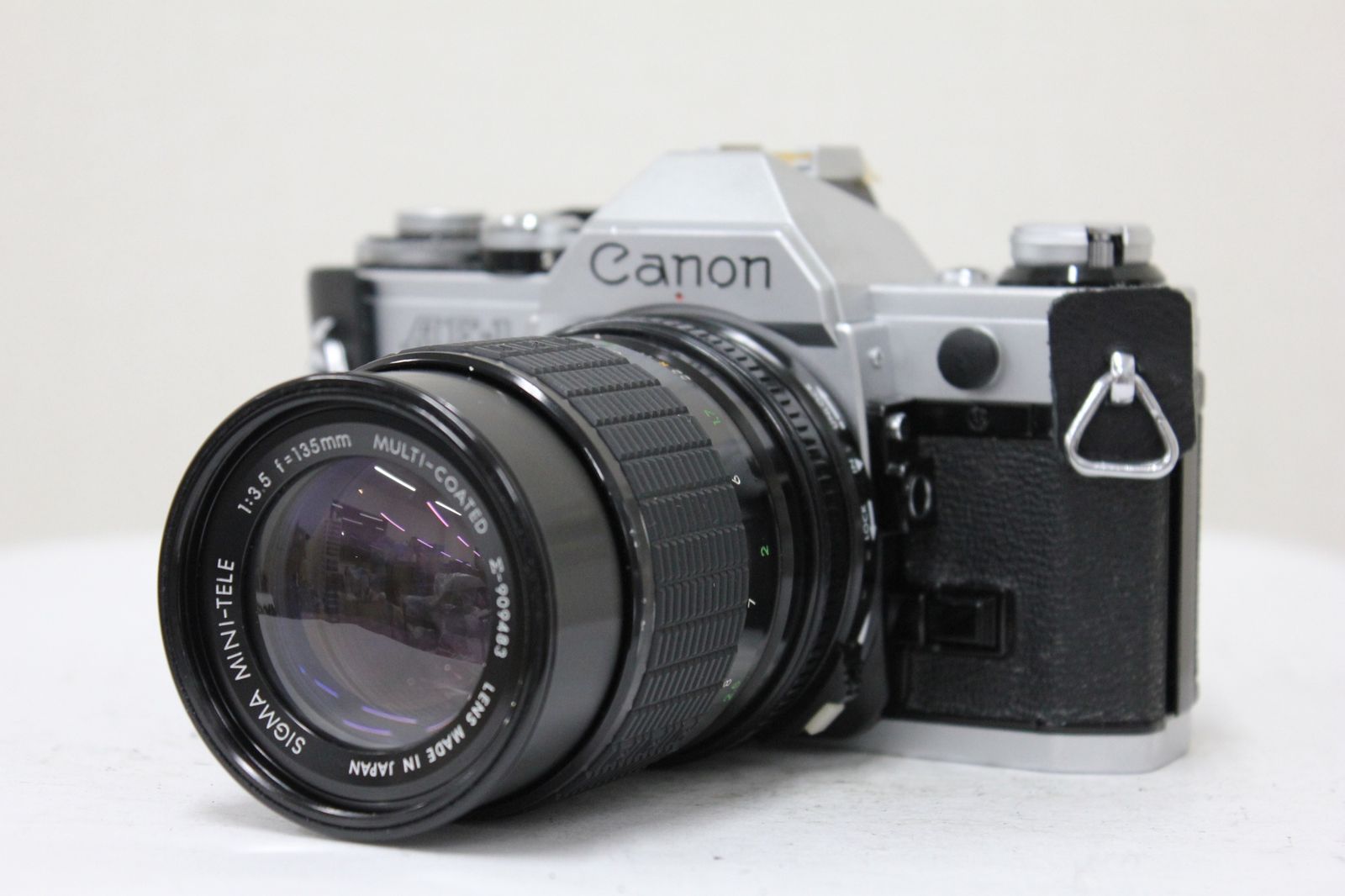 返品保証】 キャノン Canon AE-1 SIGMA MINI-TELE MULTI-COATED 135mm