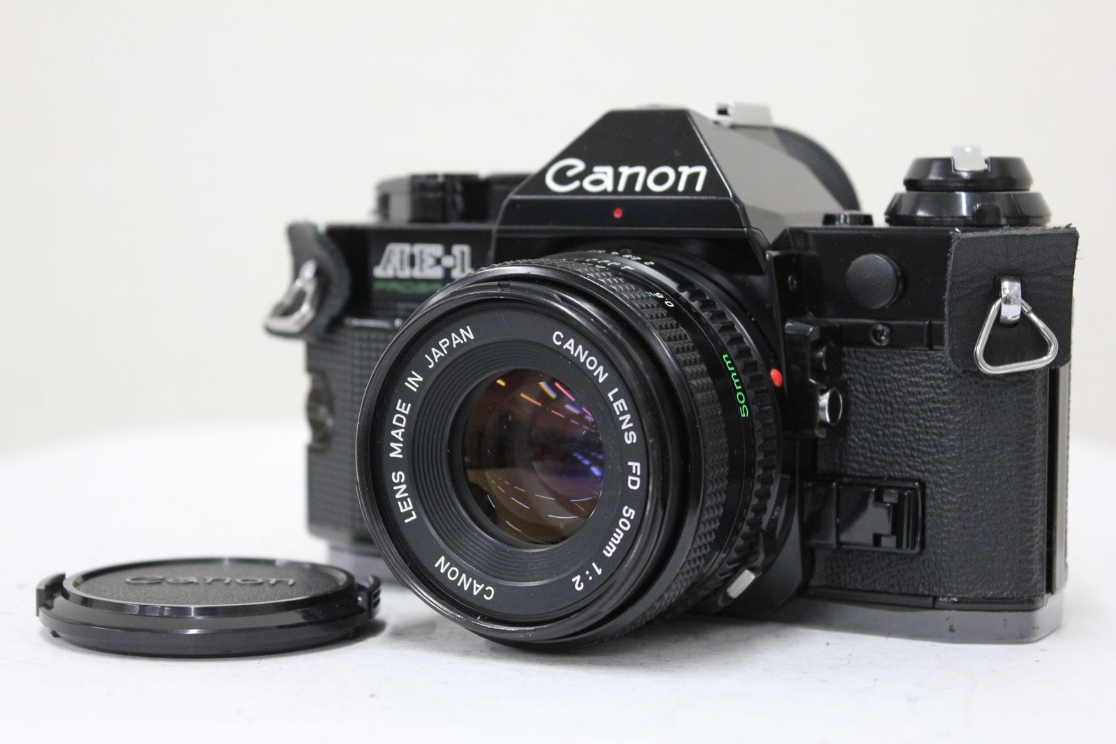 キャノン Canon AE 1 PROGRAM ブラック FD 50 mm F 2 ボディレンズセット e 4515