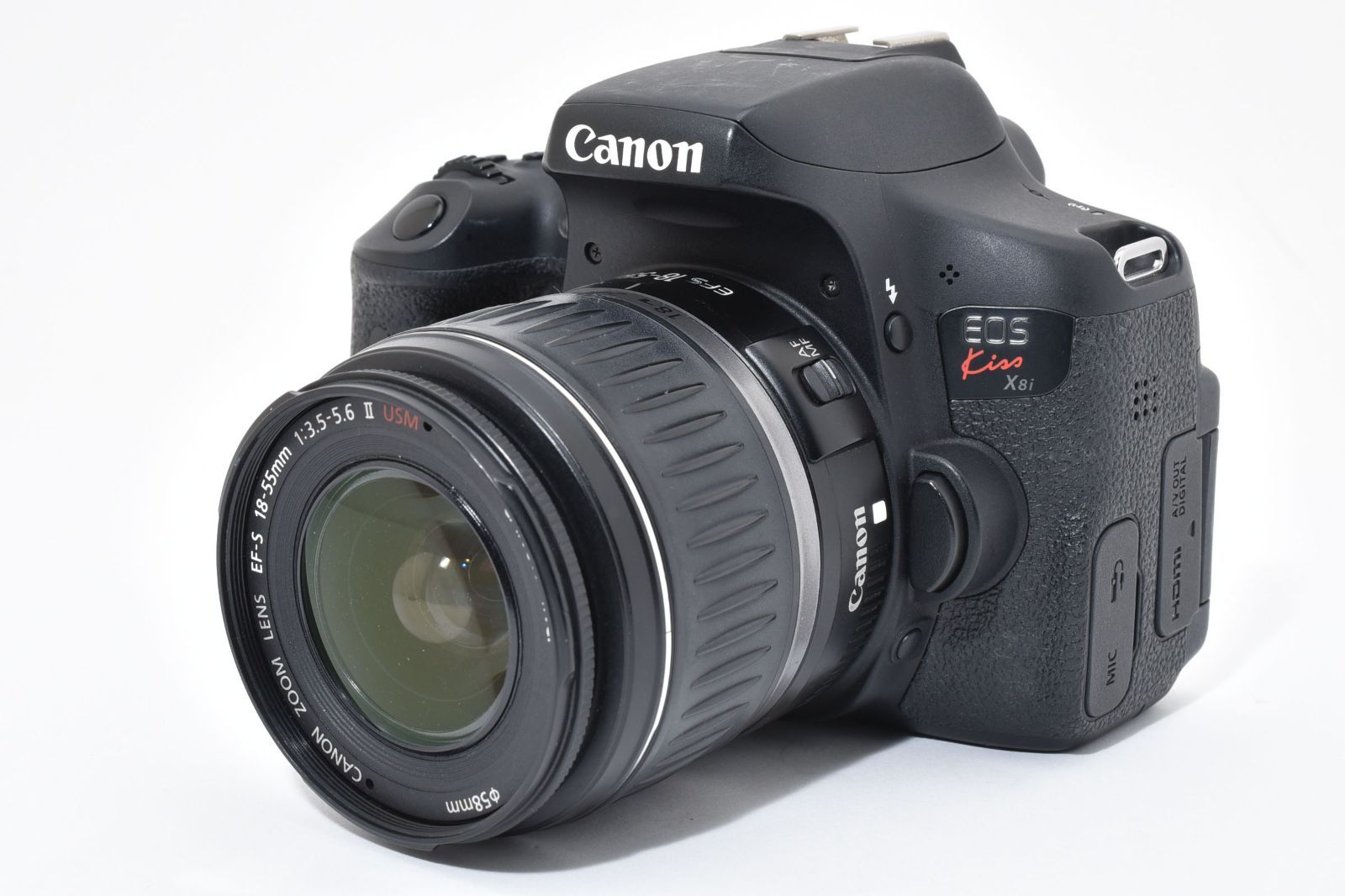 シャッター回数15842回 キヤノン Canon EOS Kiss X 8 i EF S 18 55 mm 1 3 5 6 II USM