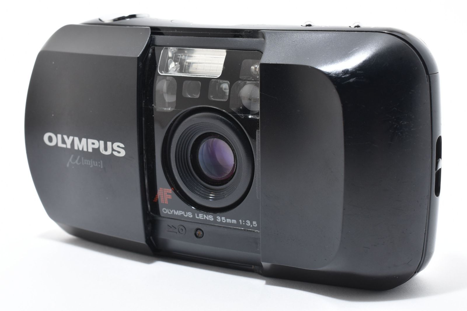 ☆ジャンク☆ Olympus オリンパス μ[mju:] 黒 ブラック 初代 #11251205