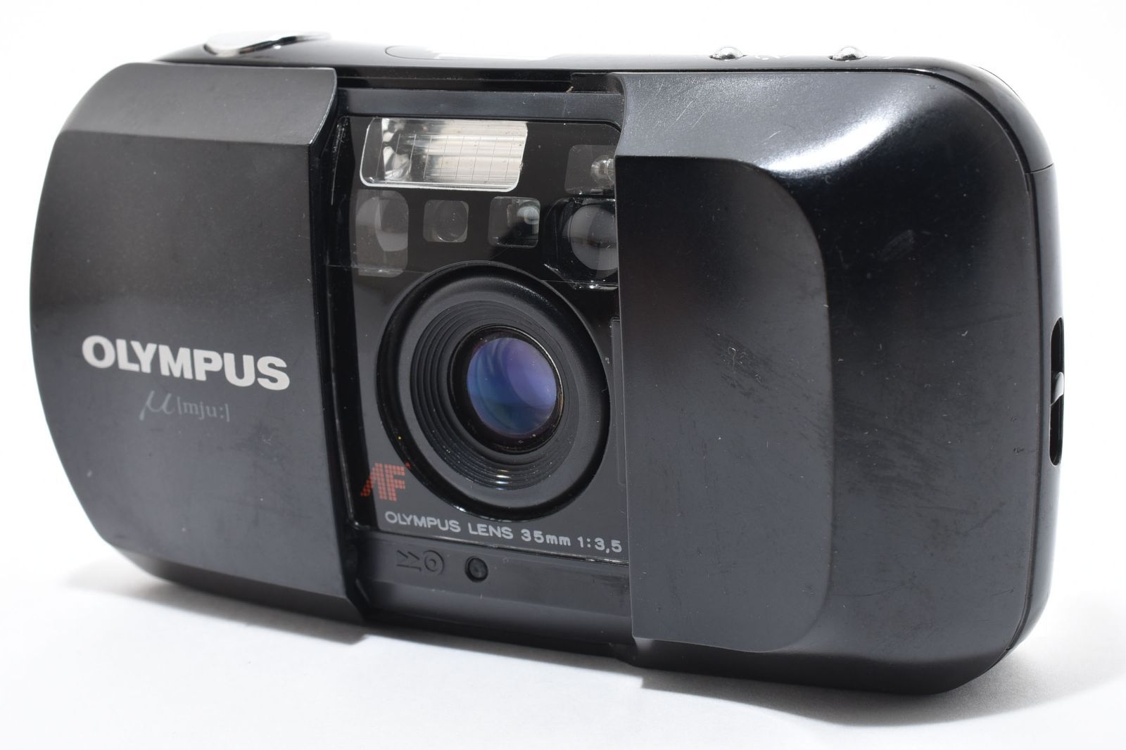Olympus オリンパス μ mju 黒 ブラック 初代