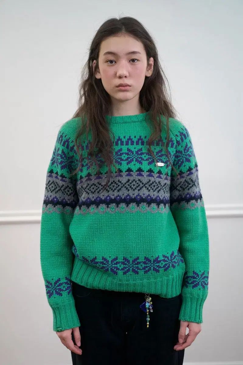 NOCONTENT ノルディック ニット