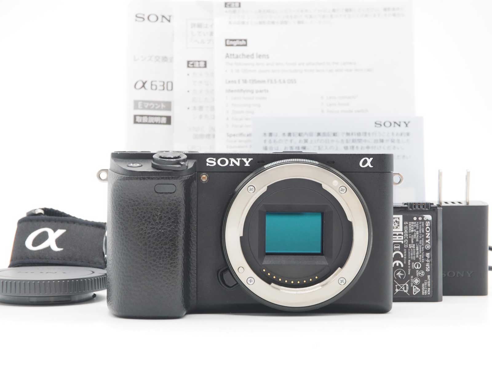 ソニー Sony a 6300 ILCE-6300 24.2 MP Digital Camera Black 10538 shots Z 5661
