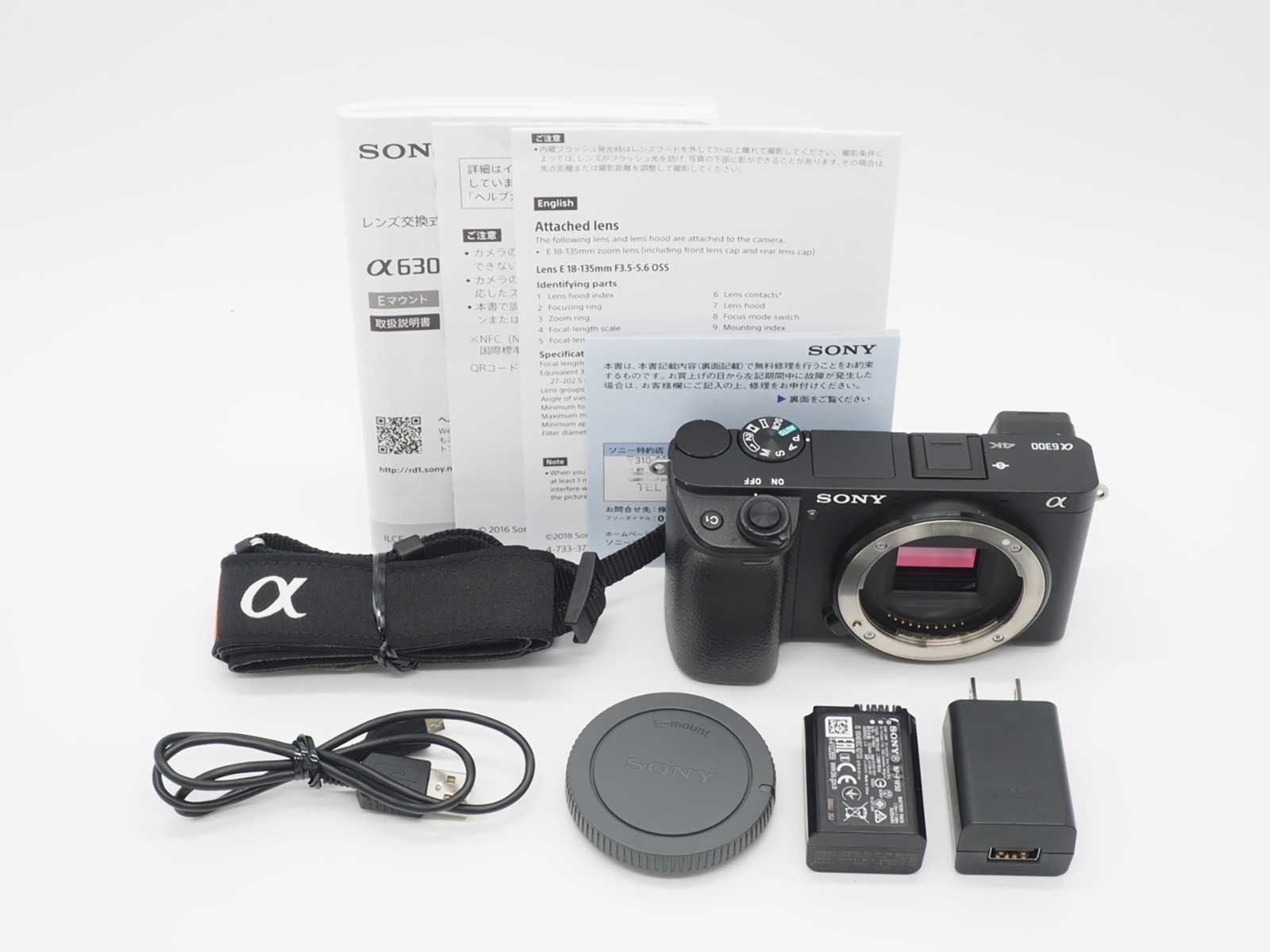 ソニー Sony a 6300 ILCE 24 2 MP Digital Camera Black 10538 shots Z 5661