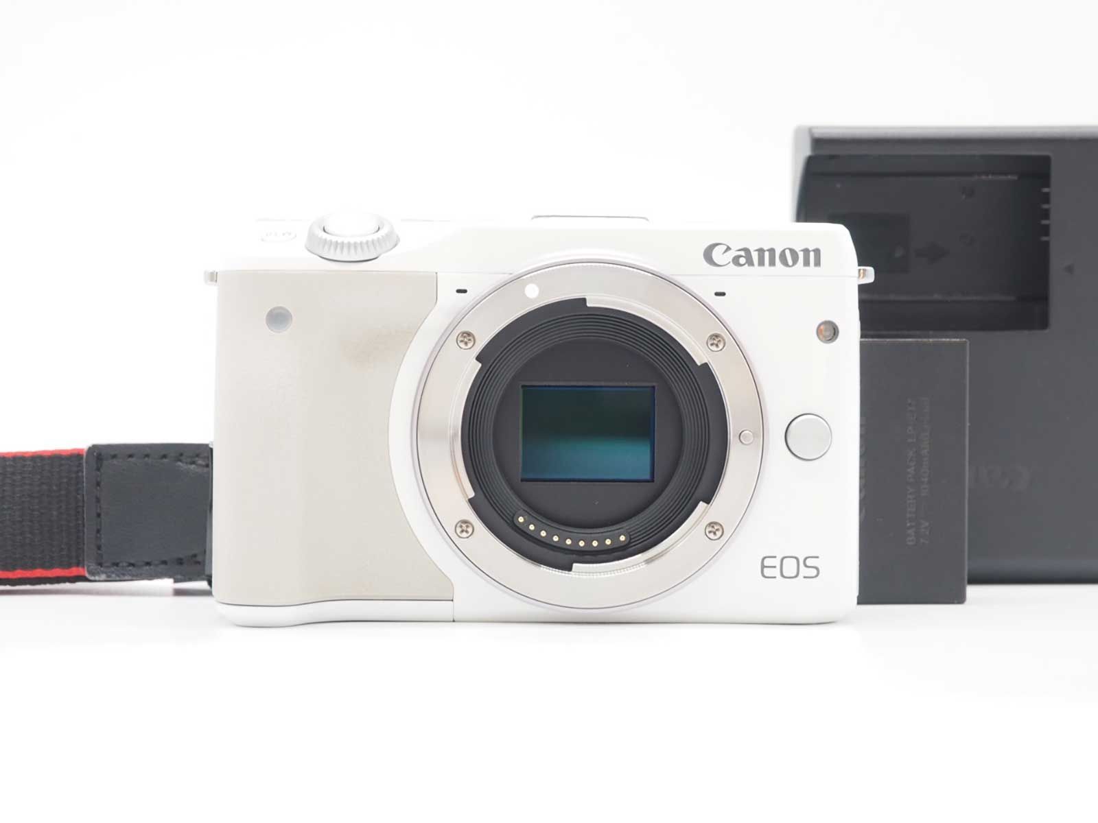 キャノン Canon EOS M 3 24.2 MP Mirrorless Camera White Body Z 5662 A