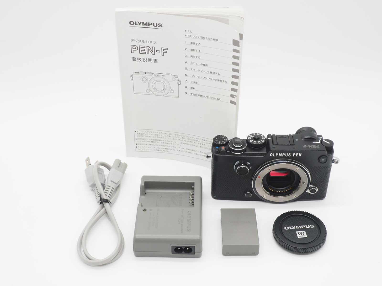 オリンパス Olympus PEN F 20 3 MP Digital Camera Body Black 20103 shots Z 5671 A