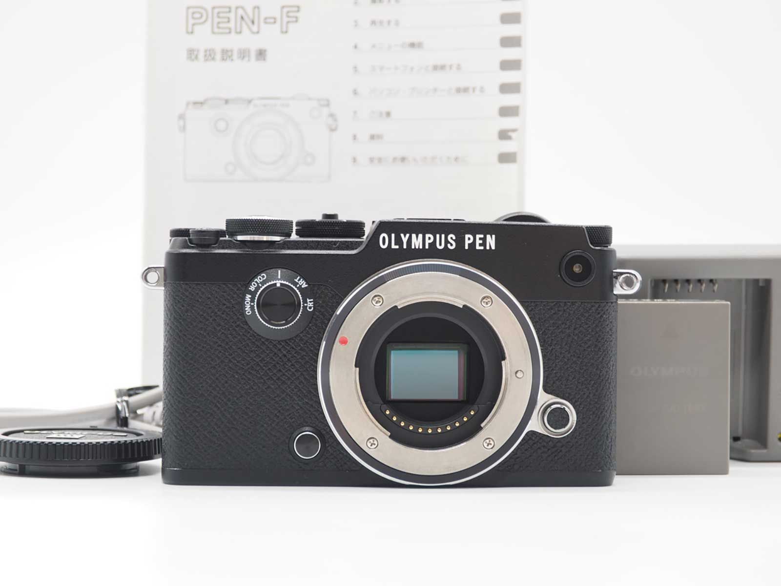 オリンパス Olympus PEN F 20 3 MP Digital Camera Body Black 20103 shots Z 5671 A