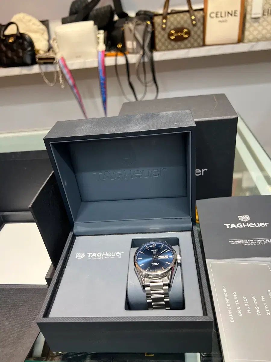 タグ ホイヤー カレラ キャリバー5 デイト デニム판 メタル 時計 オートマティック