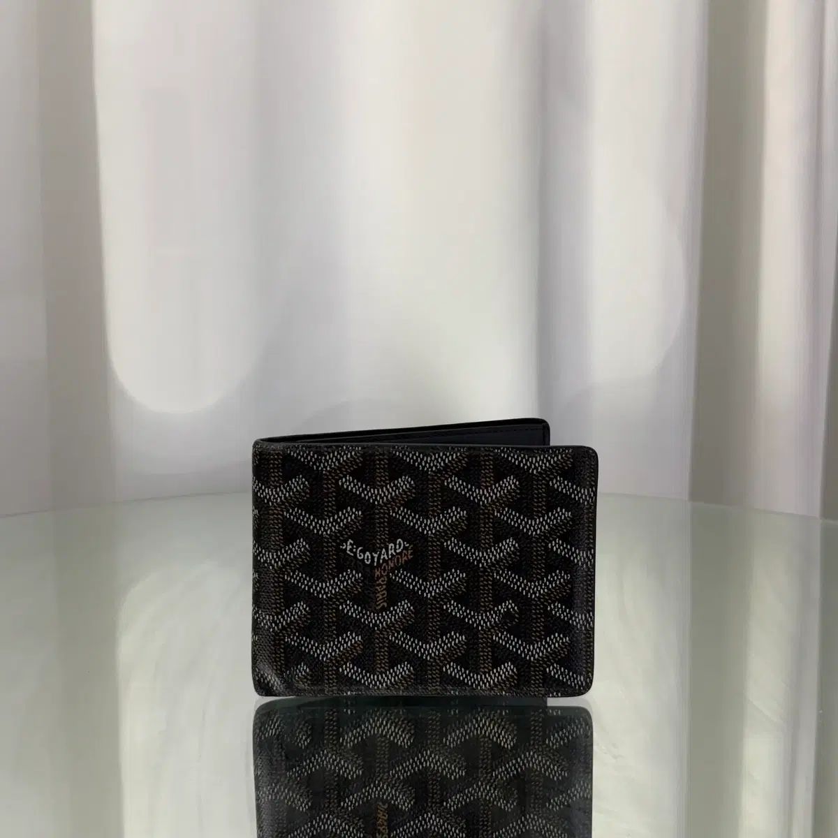 Masion Goyard ゴヤール BIG ル ゴー アル ヴァン 二つ折り財布 ブラック