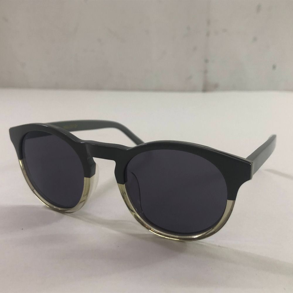 04 w 5508∞ A.D.S.R. ×MAGIC STICK エーディーエスアール マジックスティック サングラス LARKIN MS Edition グレー シルバーフレーム