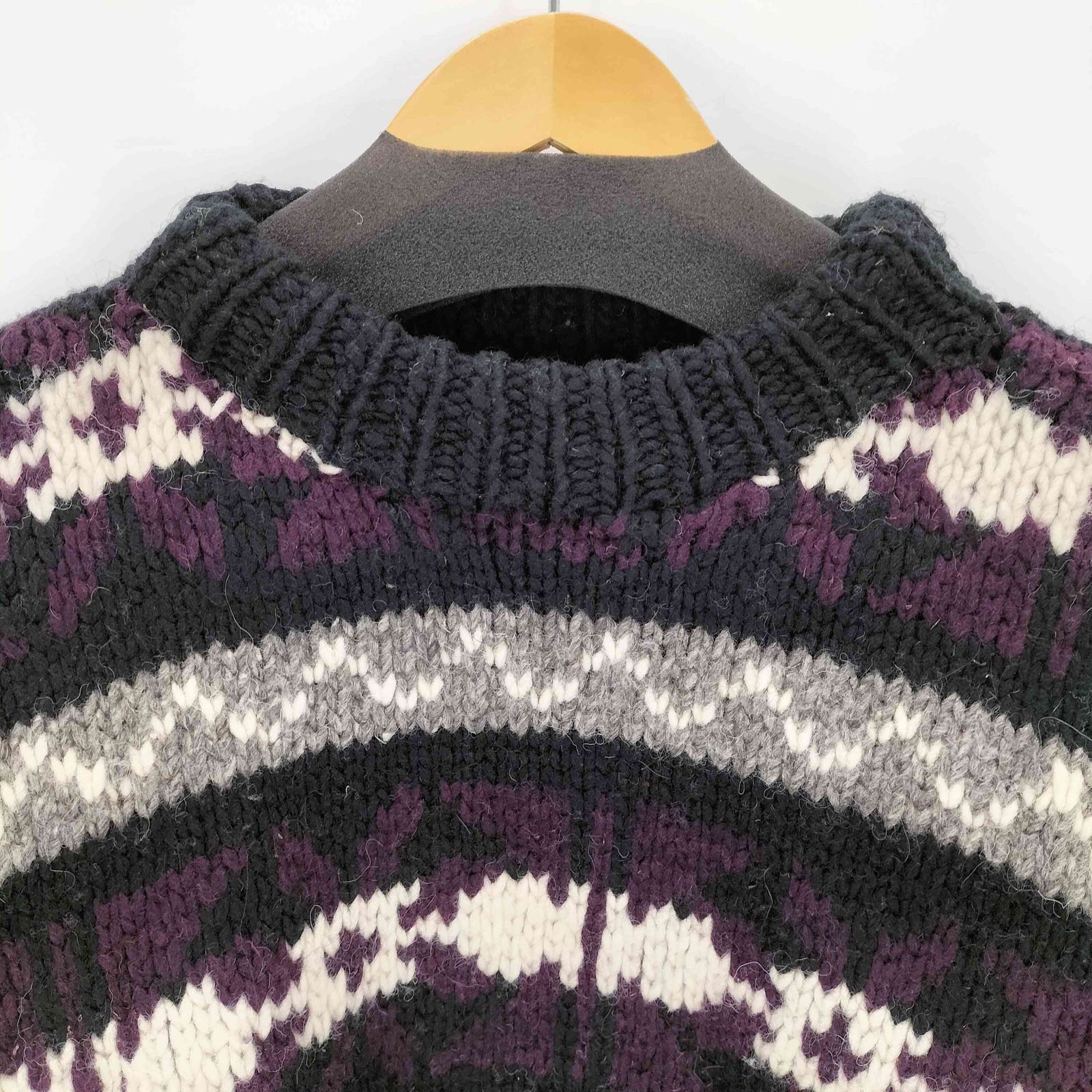 ユーズドフルギ USED古着 エクアドル製 NUEVO AMERICANA ウールニット