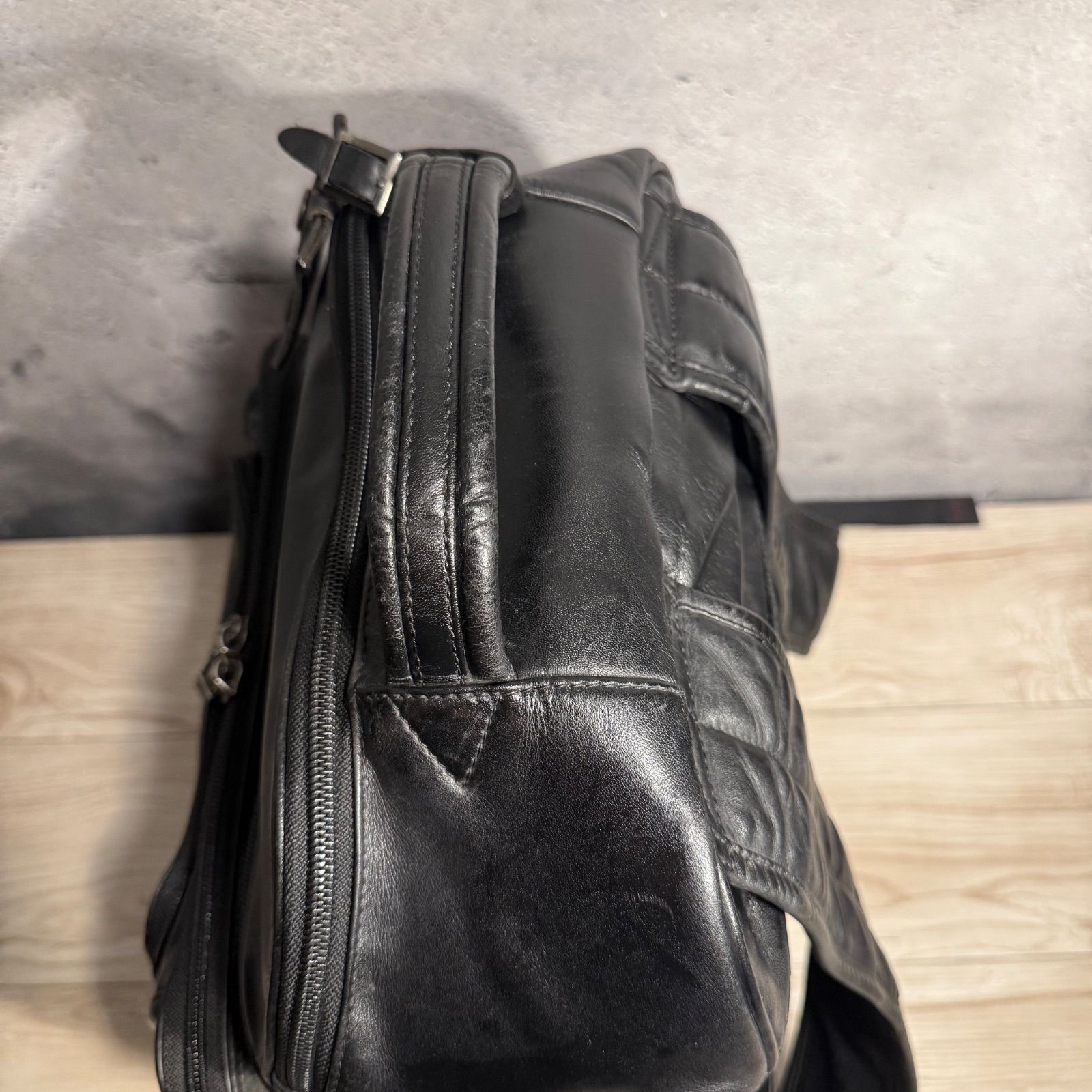 メンズ 希少 TUMI 96178D4 G4.4 廃盤 本革 ビジネスクラスバックパック
