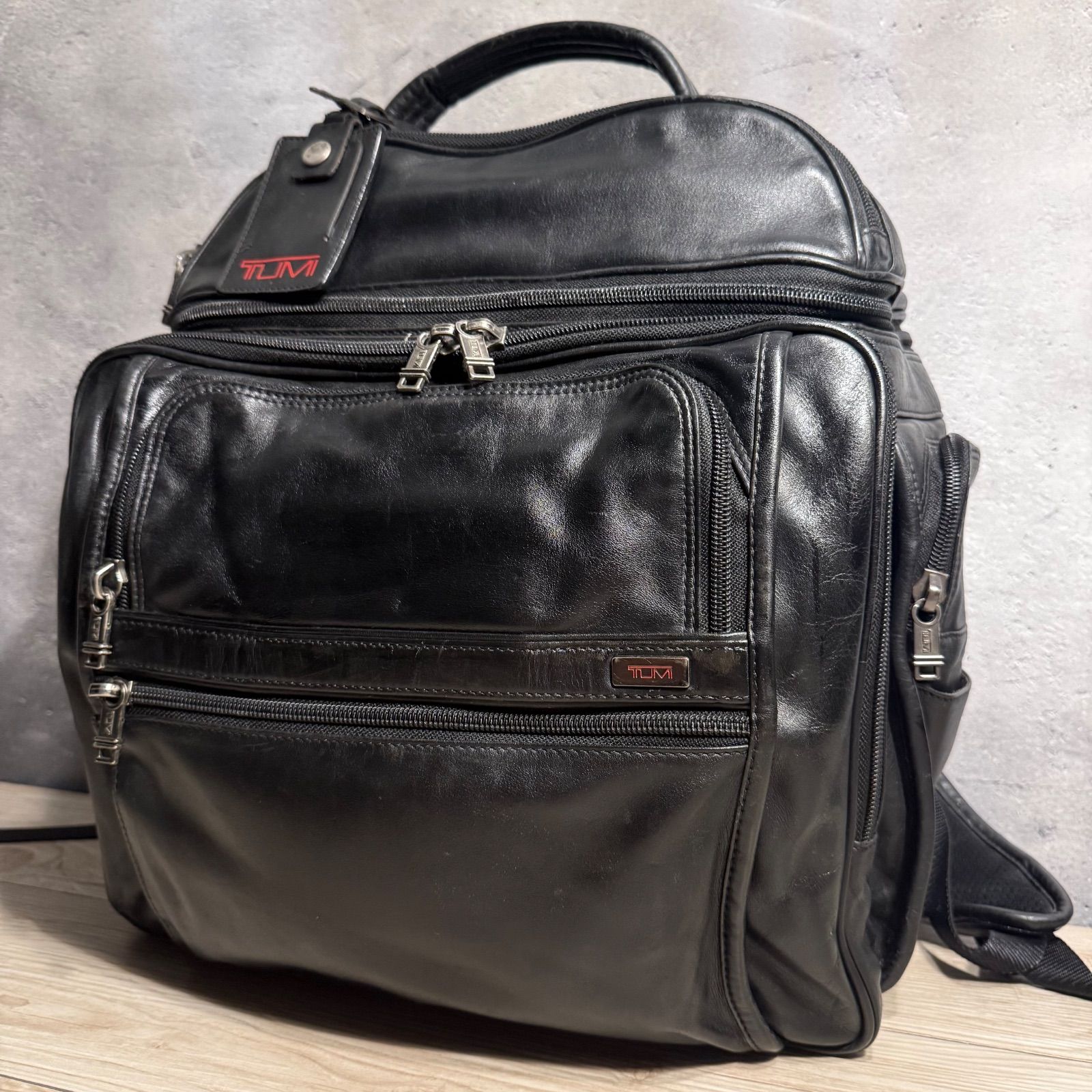 トゥミ 96178D4 廃番G4.4 ビジネスクラス・バックパック （極上本革） メンズ 希少 TUMI 96178D4 G4.4 廃盤 本革 ビジネスクラスバックパック
