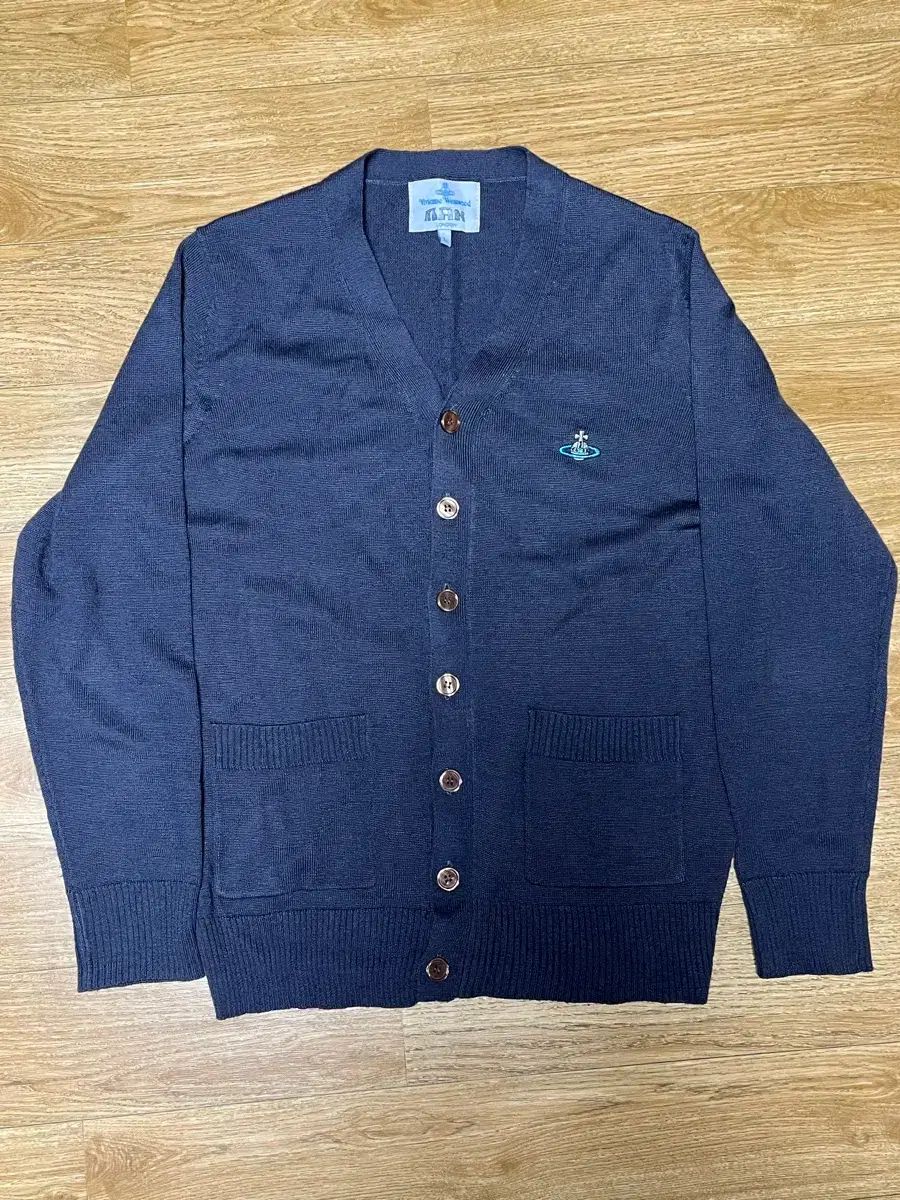 ヴィヴィアン ウエストウッド ネイビー カーディガン