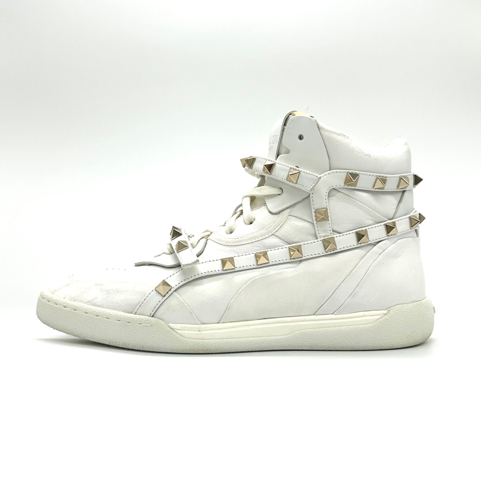 バレンティノ　VALENTINO GARAVANI ハイカットスニーカー 中古・古着通販】VALENTINO (ヴァレンティノ) ハイカットスニーカー