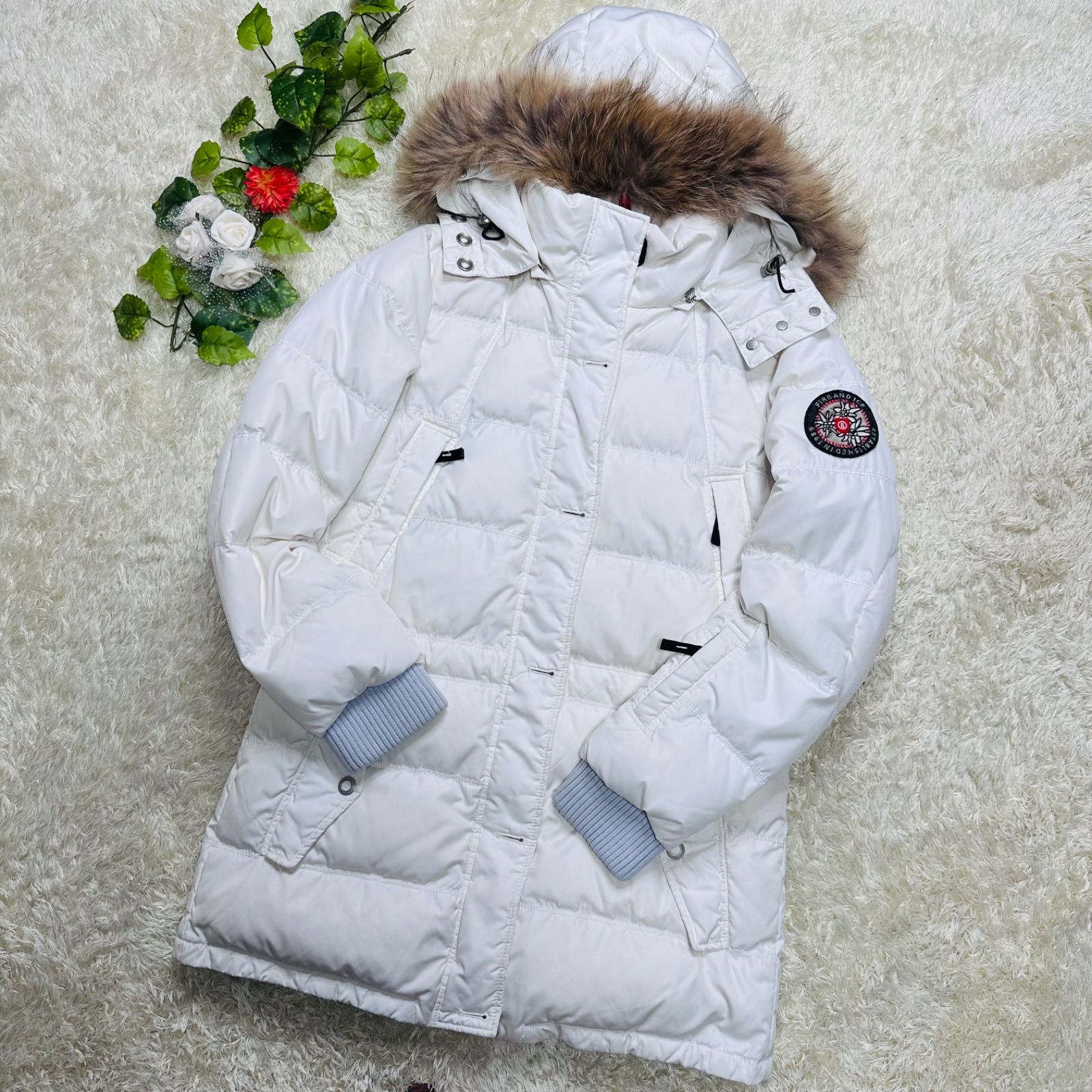 BOGNER FIRE ICE パデットジャケット レディース 38 M ダウンジャケット