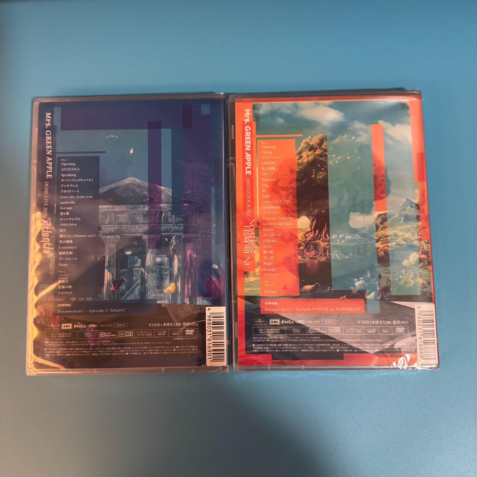 新品、未使用】2本 Mrs. GREEN APPLE (通常盤)(2枚組) [DVD] 即購入