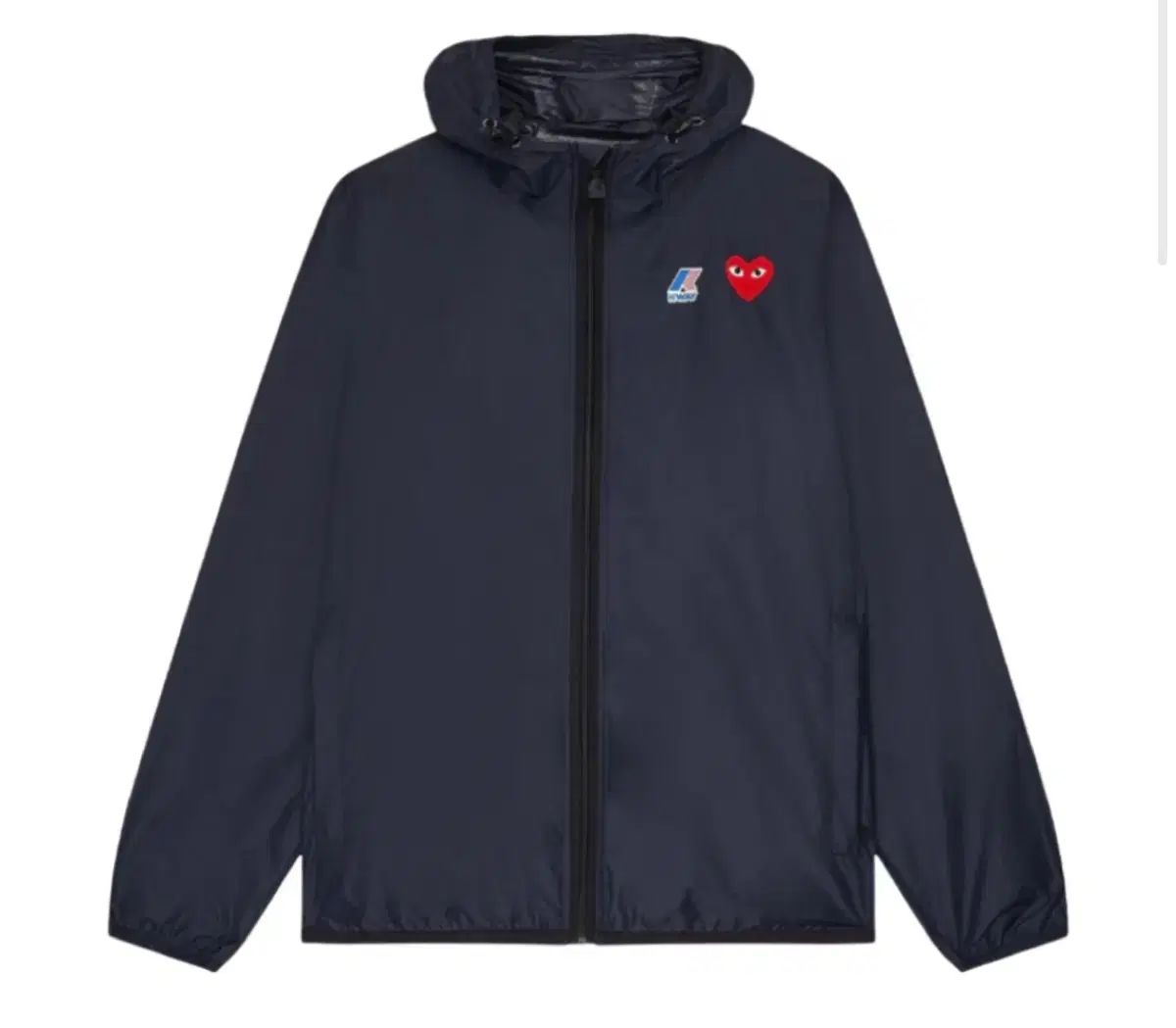 コム デ ギャルソン PLAY K-WAY ケーウェイ コラボ ジャケット ネイビー XL