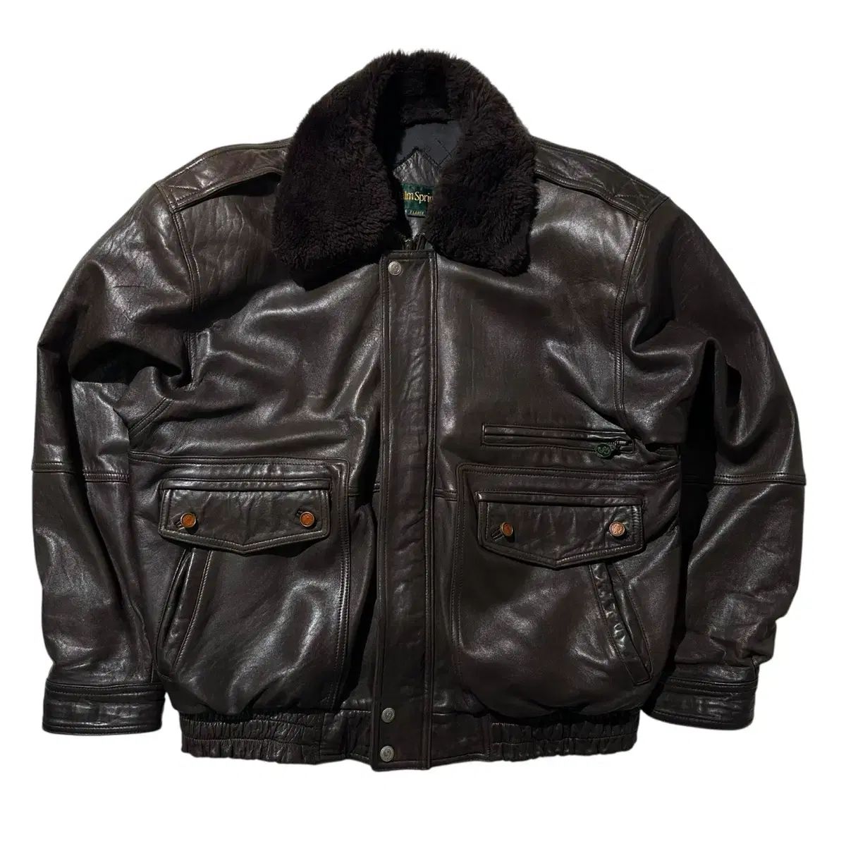 ラムソン USA LP-2 ：27年前の1998年に購入 XL Palm Spring A-2 ラムスキン ブルゾン ジャケット - メルカリ