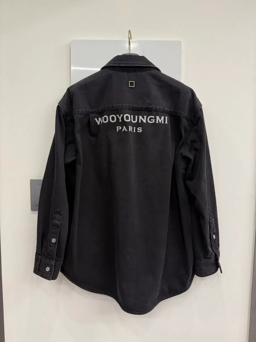46 ウーヨンミ WOOYOUNGMI ブラックデニムシャツジャケット