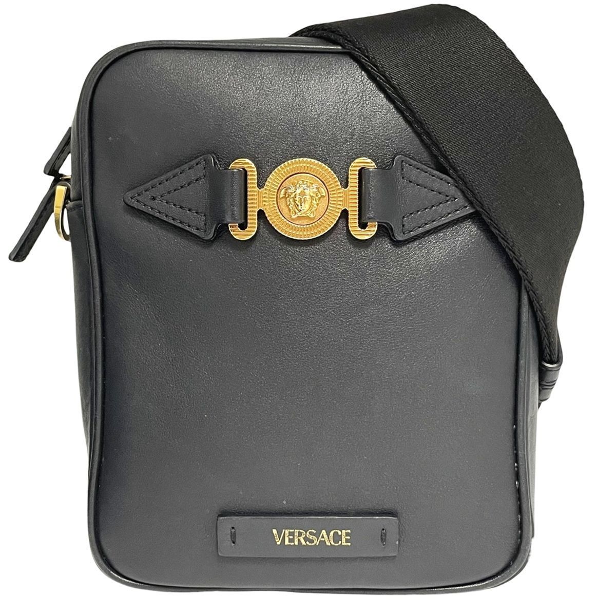 中古】 VERSACE ヴェルサーチ メデューサ ビギー クロスボディバッグ