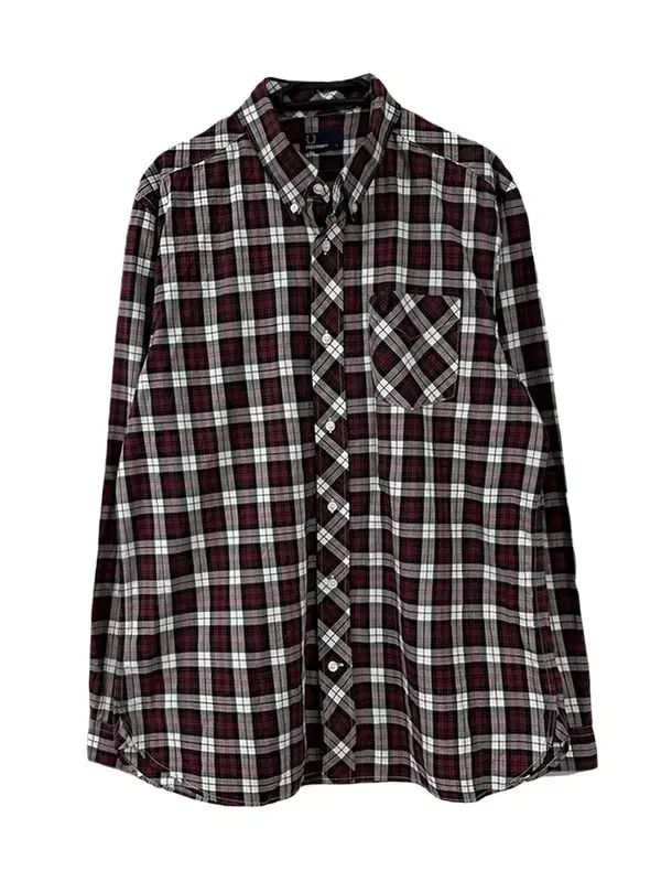 L FRED PERRY フレッドペリー オリジナル刺繍ロゴ コットンシャツ