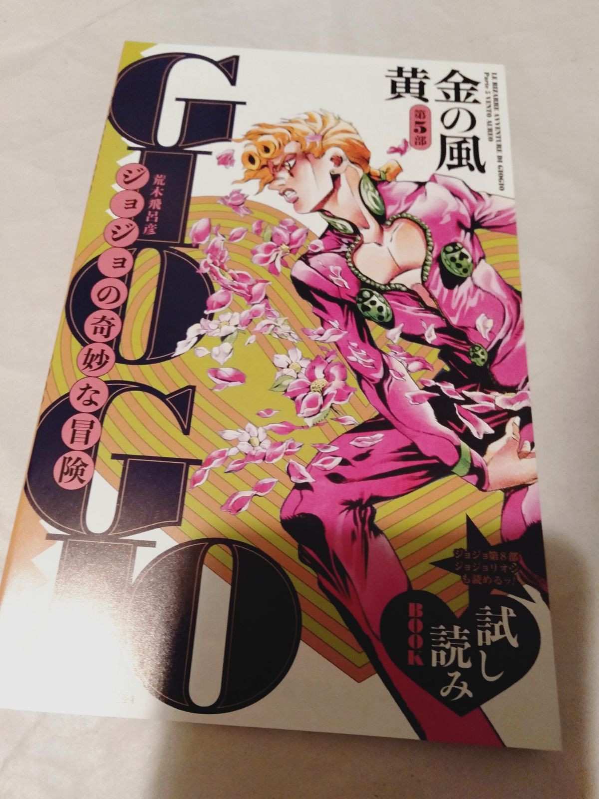 冊子】ジョジョの奇妙な冒険 第8部 ジョジョリオン 試し読み BOOK