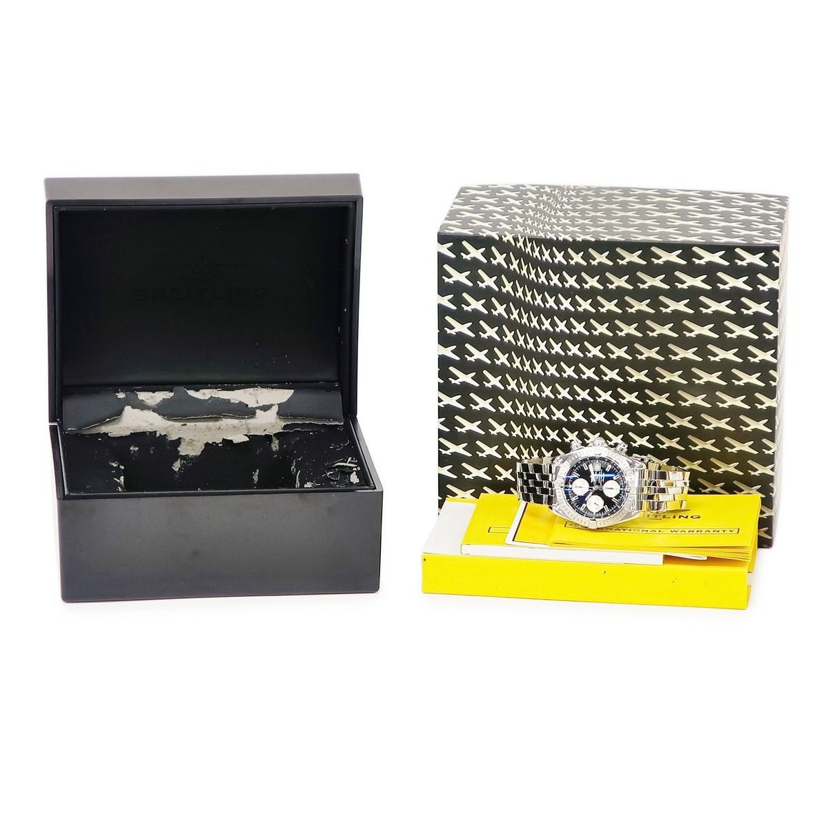  ブライトリング 腕時計 A13356 A156B19PA 鑑定済み ブランド ワイドパンツ 自動巻き時計 腕時計(アナログ)