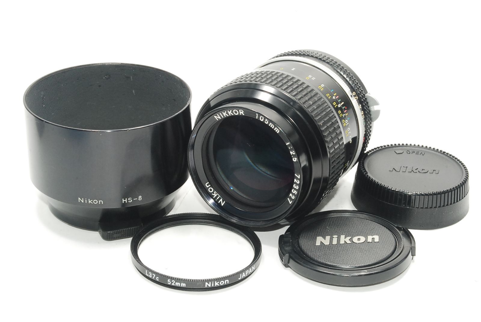 Nikon Ai Nikkor 105 mm f 2.5 MF Telephoto Lens Mount ニコン ニッコール 単焦点 レンズ z 925