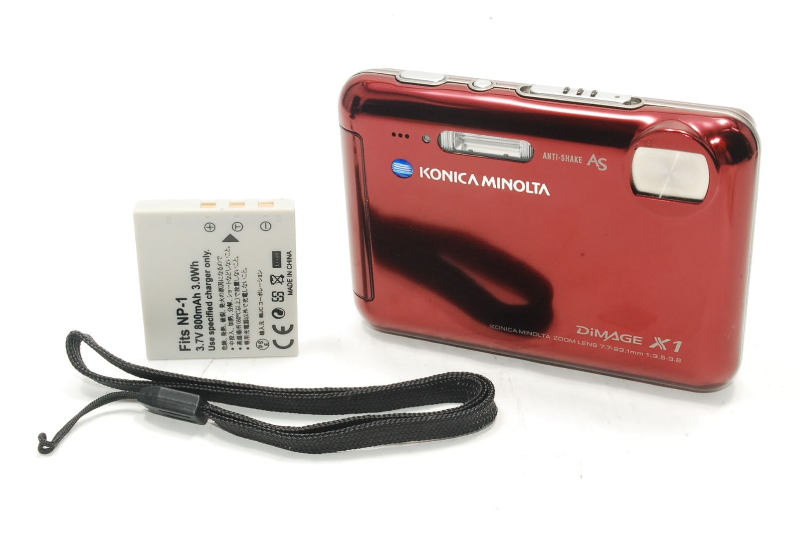 ☆良品☆コニカミノルタ KONICA MINOLTA DiMAGE X1 ワインレッド z934