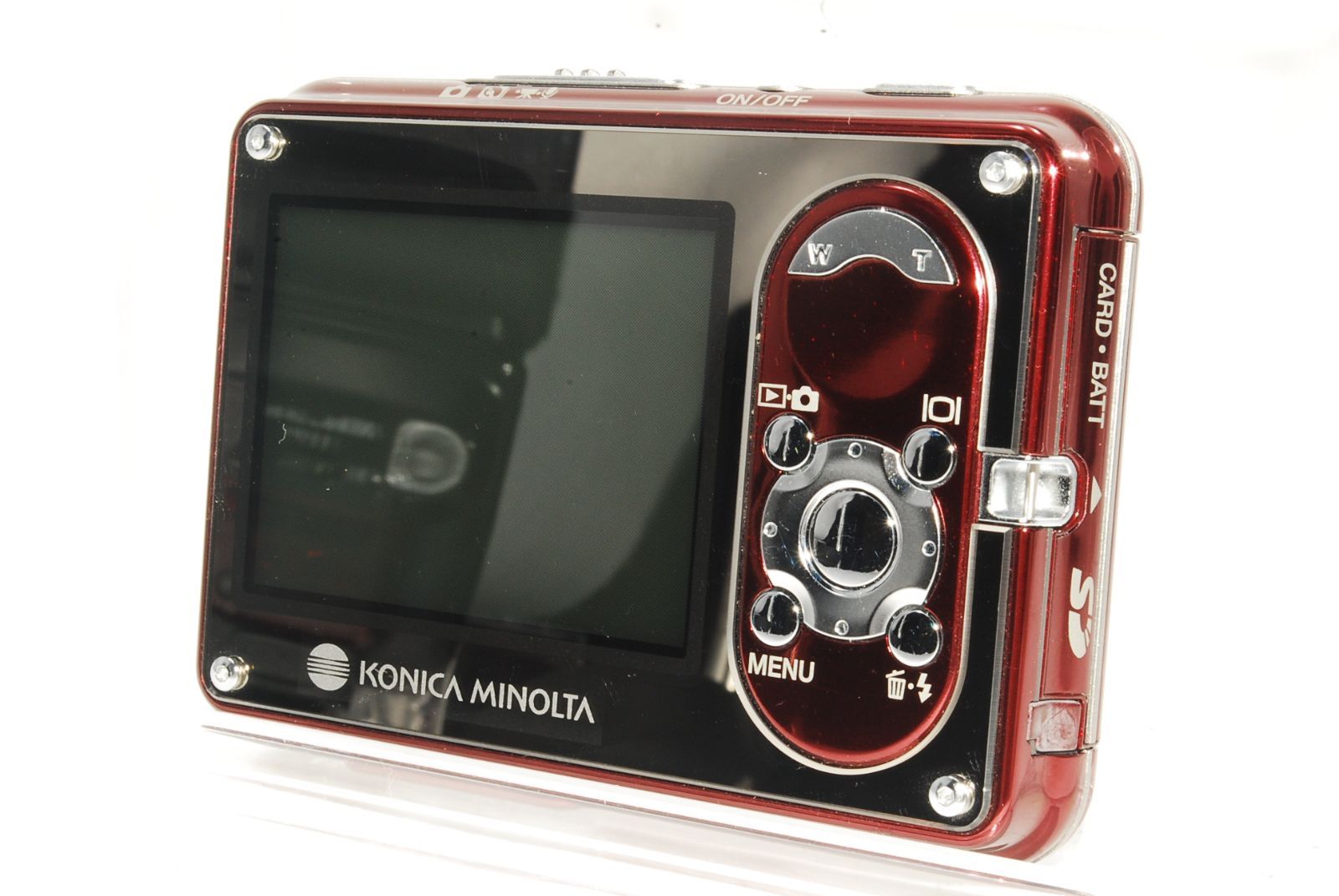☆良品☆コニカミノルタ KONICA MINOLTA DiMAGE X1 ワインレッド z934