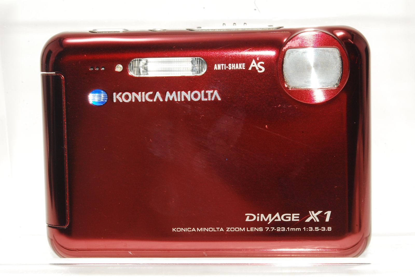 ☆良品☆コニカミノルタ KONICA MINOLTA DiMAGE X1 ワインレッド z934