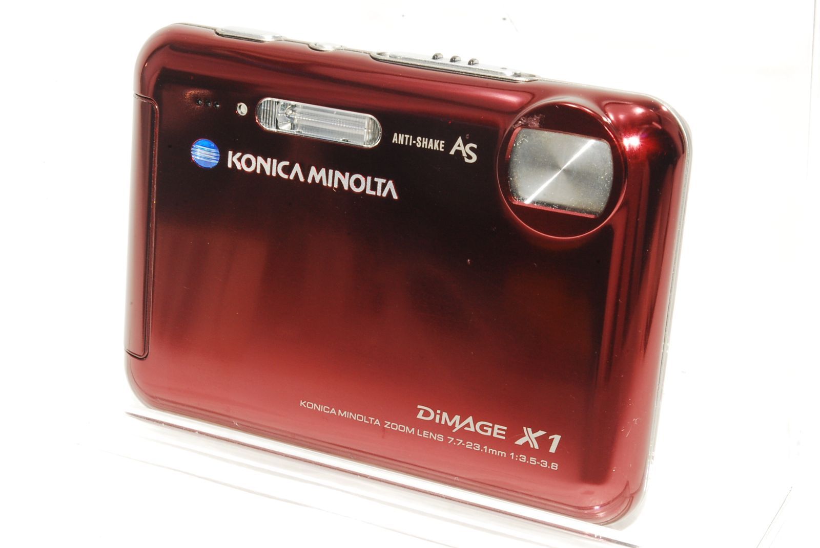 ☆良品☆コニカミノルタ KONICA MINOLTA DiMAGE X1 ワインレッド z934