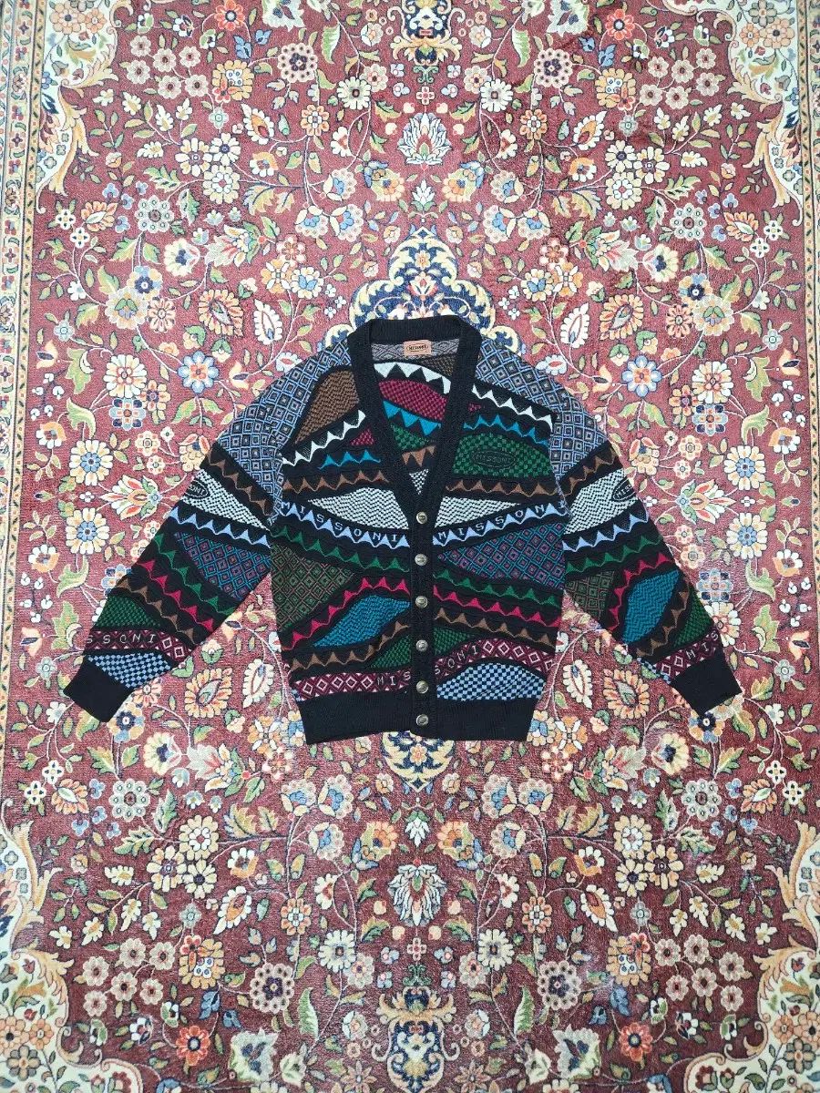 ミッソーニ MISSONI ピュア メリノウール ヴィンテージ カーディガン S