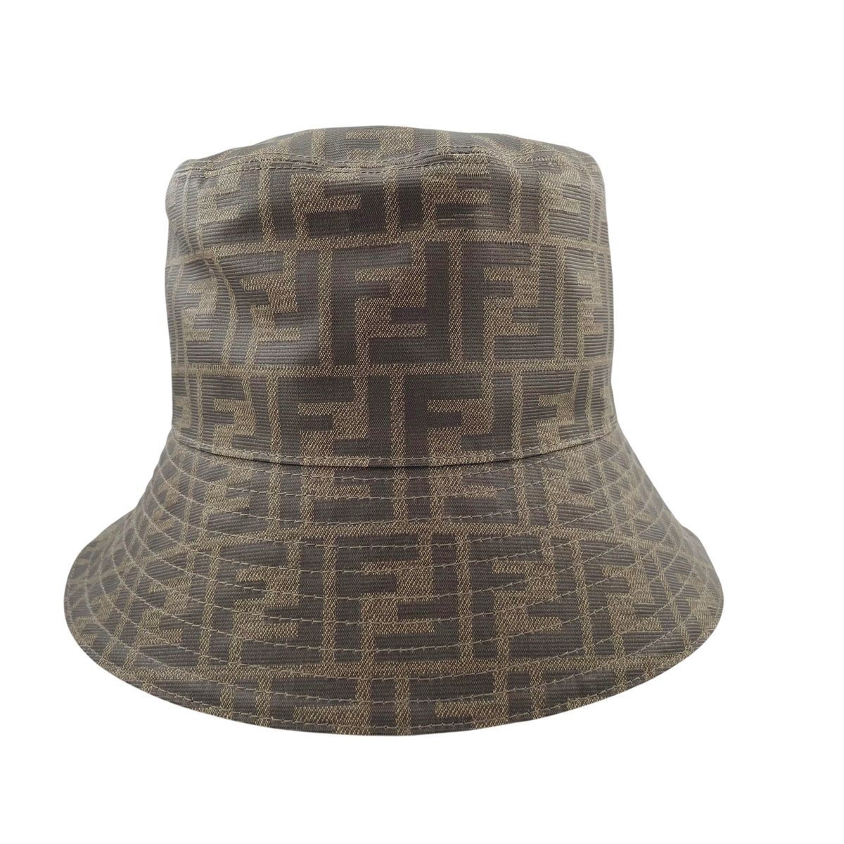 中古】Fendi フェンディ ズッカ バケットハット FXQ200 A2NP Mサイズ