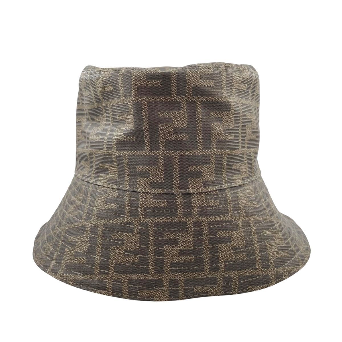 中古】Fendi フェンディ ズッカ バケットハット FXQ200 A2NP Mサイズ