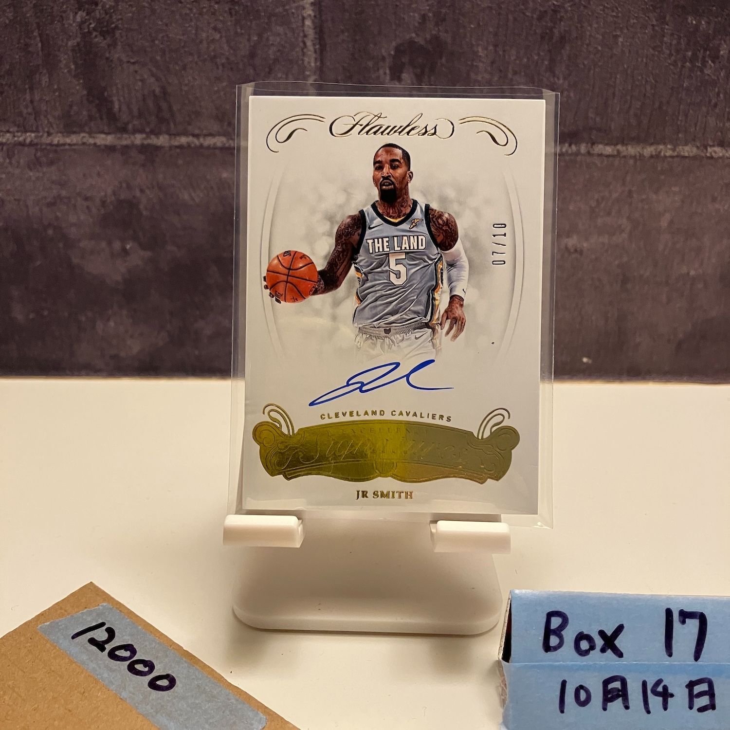 2017-18 Panini Flawless JR Smith 07|10 直筆サインカード Cleveland Cavaliers Excellence Signatures カード