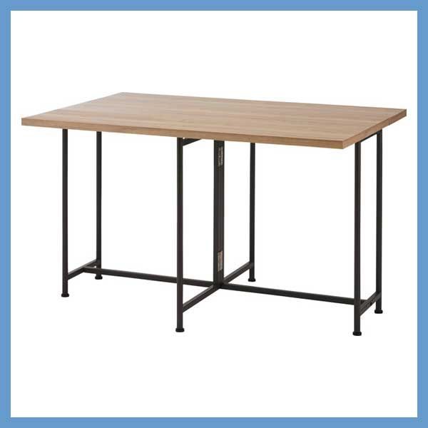 3 wayバタフライテーブル 折りたたみ W 120×D 36|58|80×H 70.5 cm No.61 ナチュラル