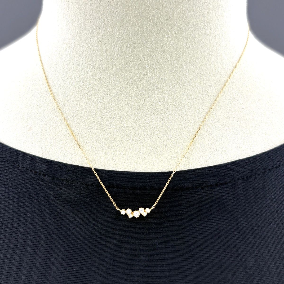 アーカー AHKAH BBライン ネックレス YG イエローゴールド ペンダント