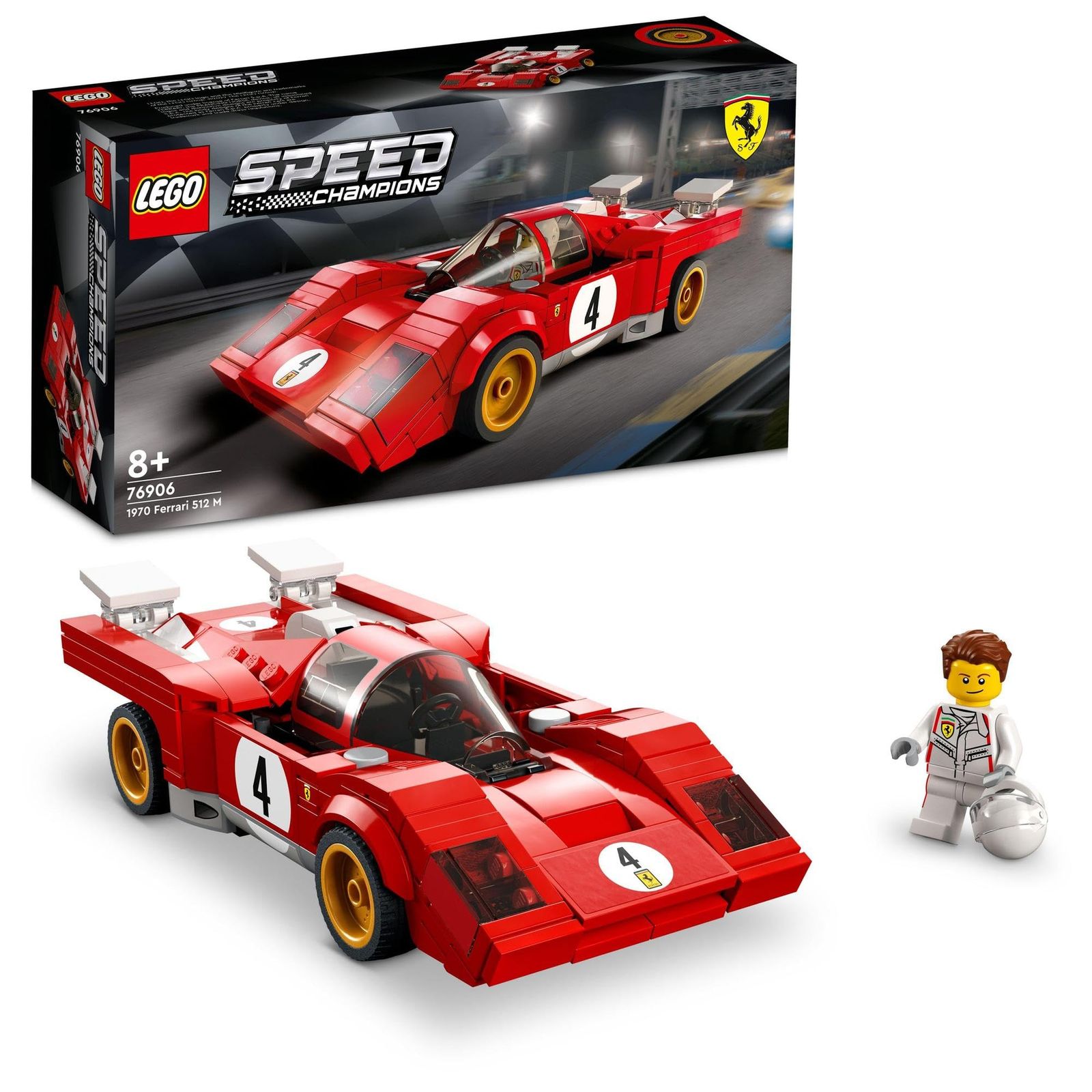 大得価，お買い得 レゴ(LEGO) スピードチャンピオン 1970 フェラーリ 512 M 76906 おもちゃ ブロック プレゼント 車 くるま 男の子 8歳以上 その他