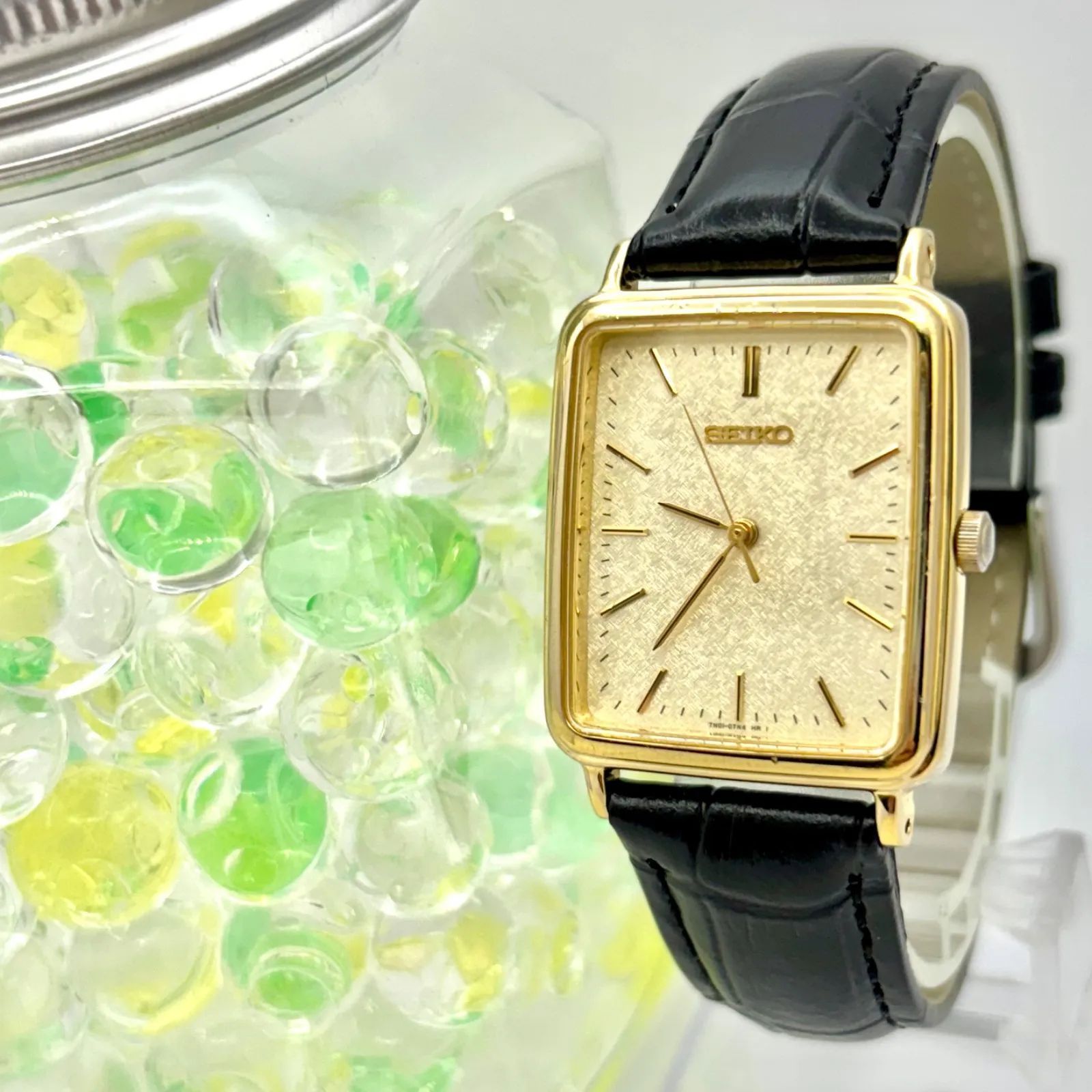 電池 SEIKO セイコー メンズ 腕時計 ゴールド 7 N 01-0 F 80 050089 ベルト