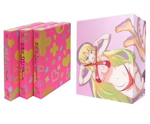 Blu ray 異種族レビュアーズ 初回生産版 全3巻セット 全巻収納BOX付