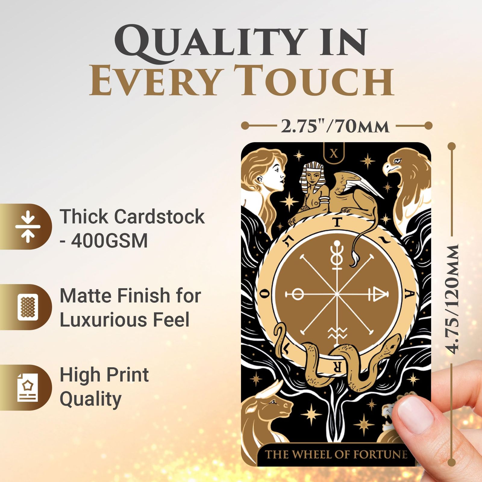 Wyspell タロットカード - スターライトタロット ガイドブック付き