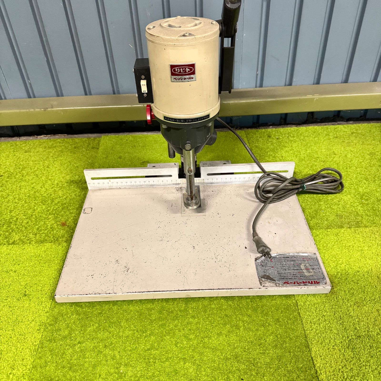 リヒト LIHIT ペーパードリル No.1017-K 電動ドリルパンチ 製本|事務用品