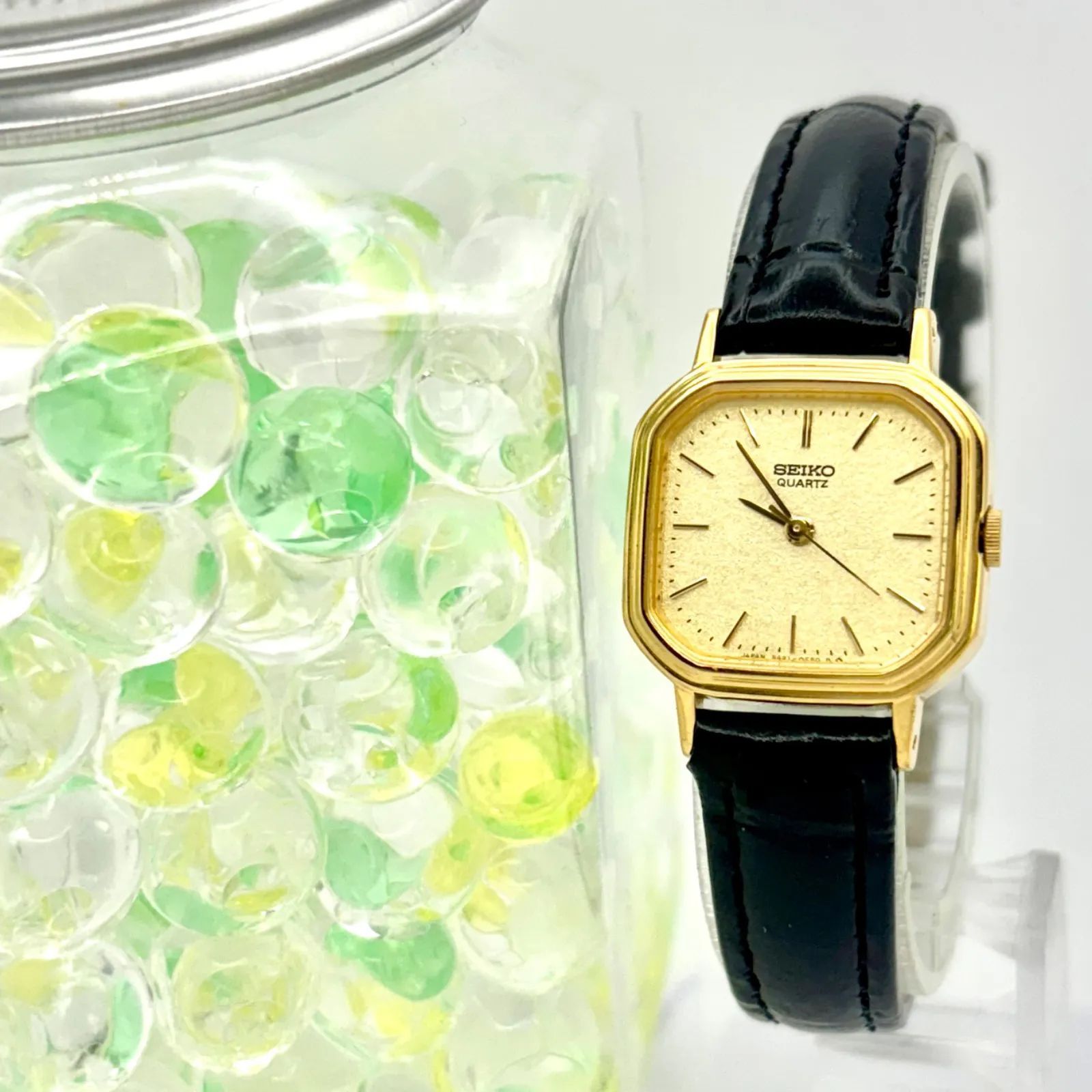 新品電池】SEIKO セイコー ゴールド オクタゴン レディース 腕時計