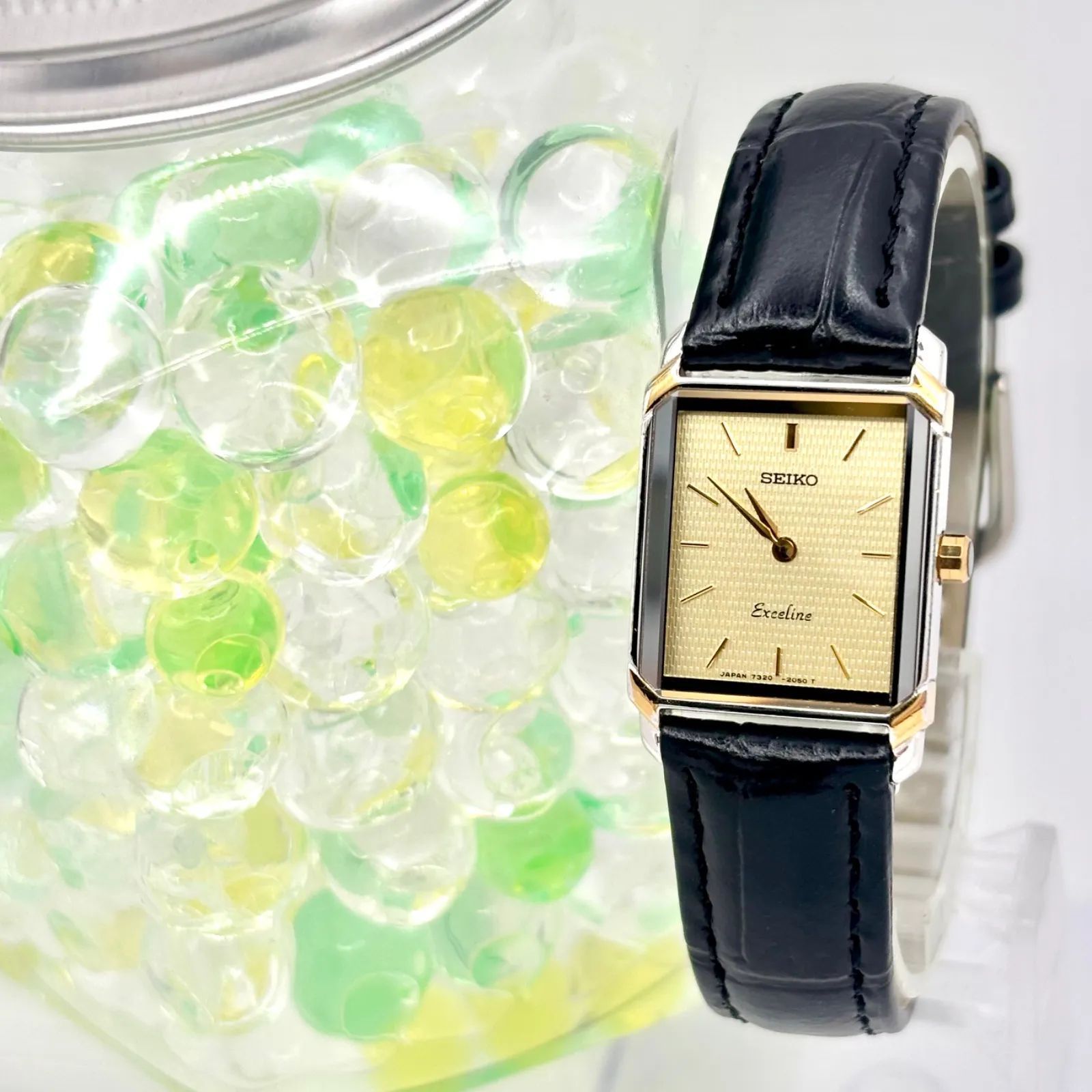 【美品　新品電池】2792 SEIKO Exceline レディース腕時計　金 電池切れ】SEIKO セイコー EXCELINE エクセリーヌ クォーツ 腕時計