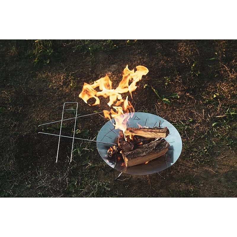 焚き火台 en BELKROOT ベルクロート 軽量 キャンプ ソロ - メルカリ